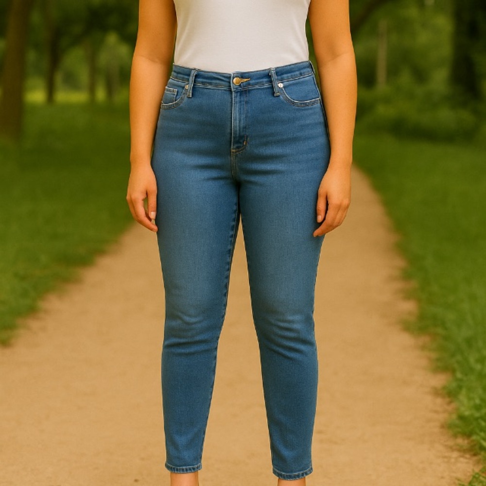 Michael Kors Petite Stretch Skinny Jeans - Size 12